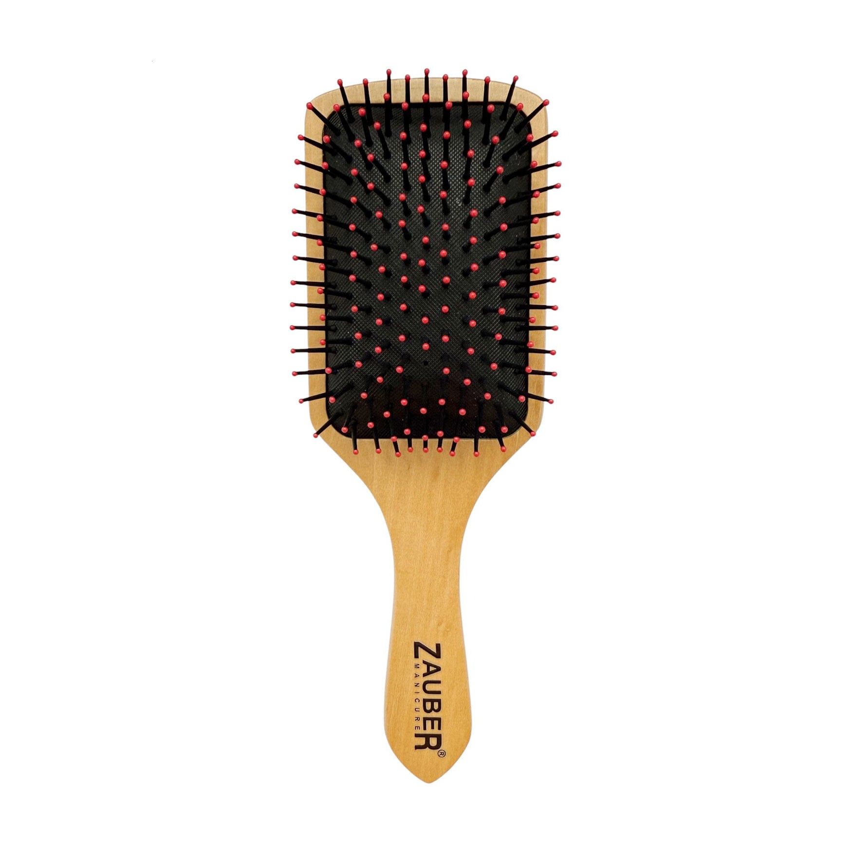 Щітка для волосся Zauber-manicure Paddle Brush дерев'яна, 1 шт (06-003)